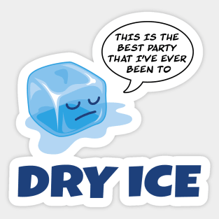 Dry Ice Sticker